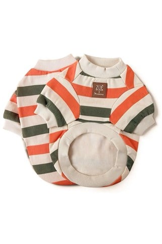 Zoë Pet Atelier × Lolidogs Basic Stripe Köpek Kıyafeti Army