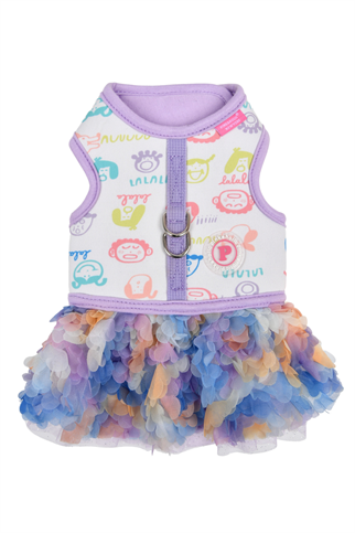 Pinkaholic New York Berthe Elbise Göğüs Tasması Mor