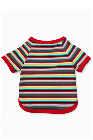Ziggy Dog Çizgili Köpek T-shirt