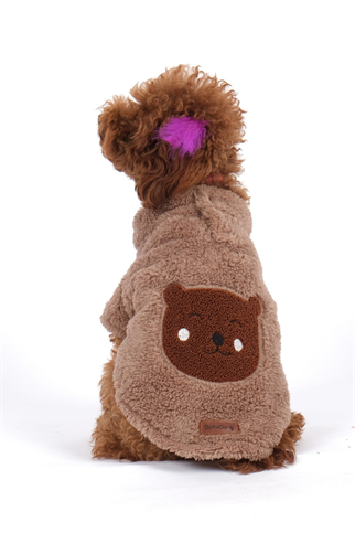 Doredog Taba Ayıcıklı Peluş Sweatshirt