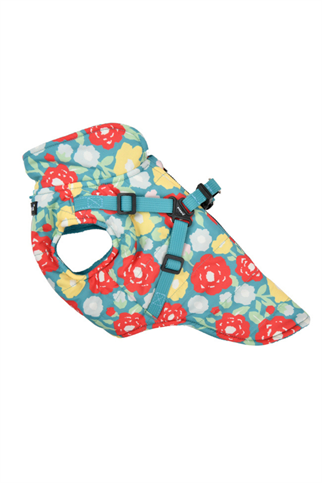 Puppia Alyssa Kışlık Köpek Tulumu - Aqua