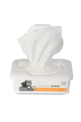 M-PETS KEDİ/KÖPEKLER İÇİN TEMİZLEME MENDİLİ 80Lİ