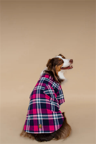 Asky&Erd Plaid Shirt Midnight Berry