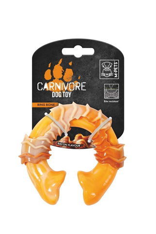 M-Pets Carnıvore Köpek Oyuncağı Rıng Bone Pastırma Aromalı