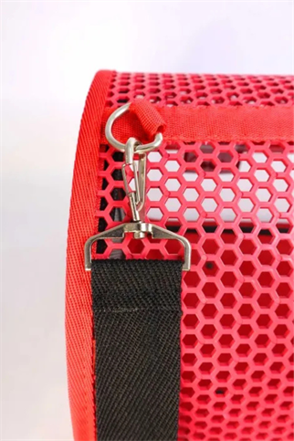 Migno Flybag Voyager Fileli-Şeffaf Model Kedi Köpek Taşıma Çantaları - Kırmızı