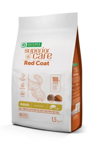 Natures Protection Superior Care Kızıl/Kahverengi Köpekler İçin Somonlu Tahılsız  Küçük Irk  Köpek maması 1.5 kg 