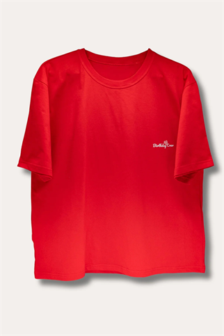 Asky&Erd It’s My Birthday Köpek T-Shirt Cherry Red