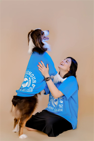 Asky&Erd AskyxHuman Canine College High Honour Sweatshirt | Turquiose Sprint