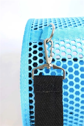 Migno Flybag Voyager Fileli-Şeffaf Model Kedi Köpek Taşıma Çantaları - Turkuaz