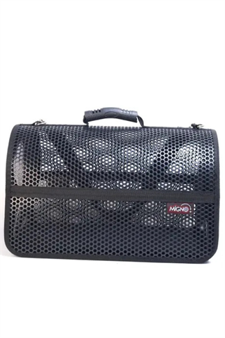 Migno Flybag Voyager Fileli Model Kedi Köpek Taşıma Çantaları - Siyah