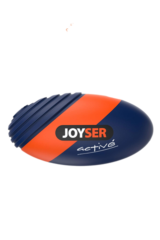Joyser Active TPU Rugby Köpek Oyuncağı Mavi Turuncu M 15X8cm