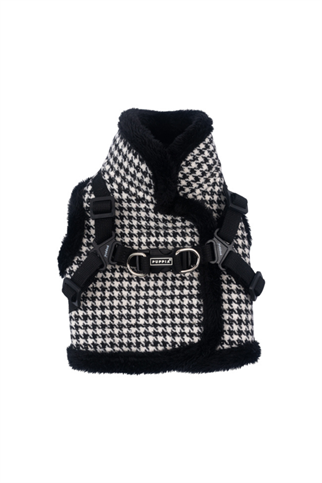 Puppia Chic Hound Harness V Köpek Göğüs Tasması Siyah