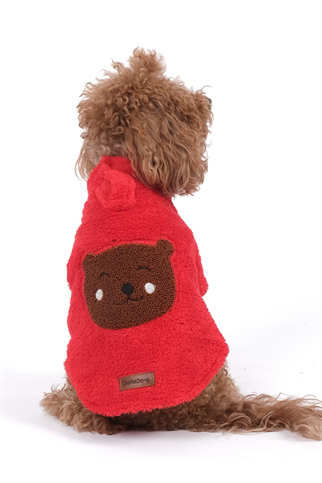 Doredog Kırmızı Ayıcıklı Peluş Sweat