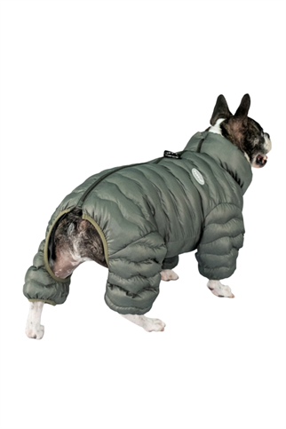 Puppia Wavy Puffer Köpek Tulumu - Haki