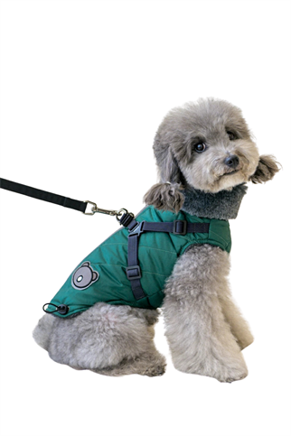 Puppia Isolde Kışlık Köpek Tulumu - Yeşil