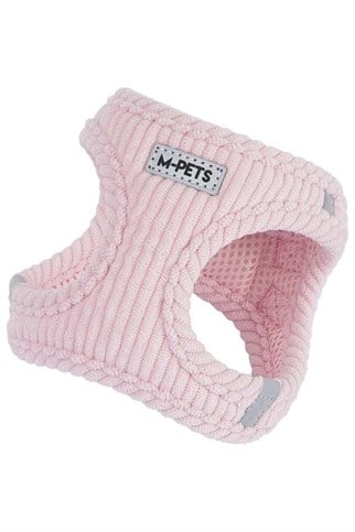 M-Pets Velvet Köpek Göğüs Tasması Petal Pink