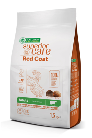 Natures Protection Superior Care Kızıl/Kahverengi Köpekler İçin Kuzulu Tahılsız  Küçük Irk Köpek maması 1.5 kg