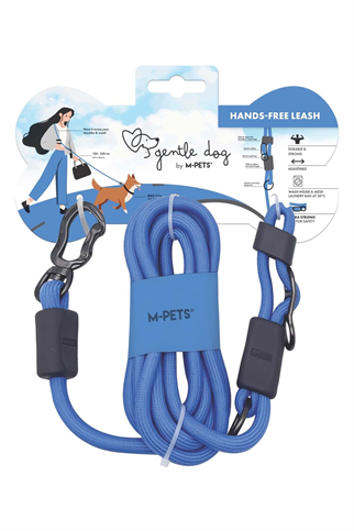 M-PETS GENTLE DOG FONKSİYONEL GEZDİRME TASMA BLUE