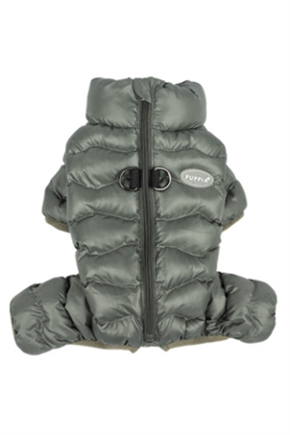 Puppia Wavy Puffer Köpek Tulumu - Haki