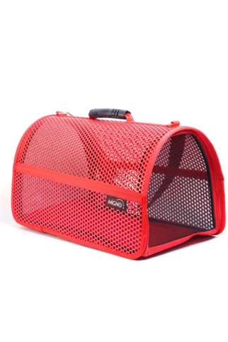 Migno Flybag Voyager Fileli Model Kedi Köpek Taşıma Çantaları - Kırmızı
