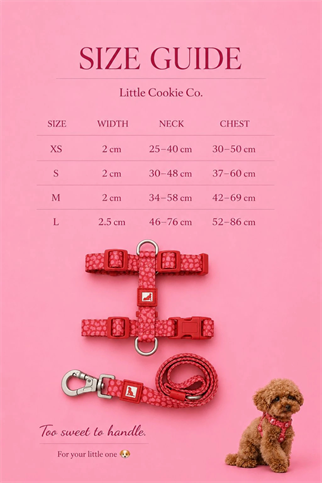 My Little Co Berry Pop H Tipi Köpek Göğüs Tasması