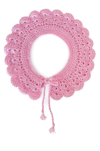 Lolidogs Pastel Örgü Köpek Yakalık Pembe