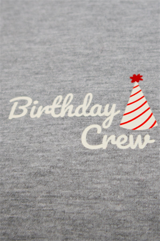 Asky&Erd Party Club Gri Köpek T-Shirt