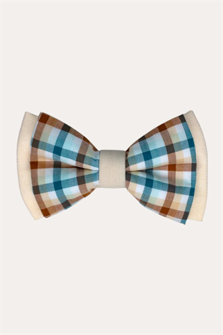 Asky&Erd Bow Tie Cedar Plaid Papyon