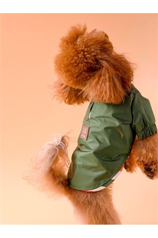 Zoë Pet Atelier × Lolidogs Köpek Yağmurluğu Army