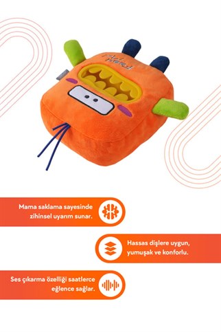 Joyster Feed Me 2 Katmanlı Kauçuk Dişli Köpek Oyuncağı