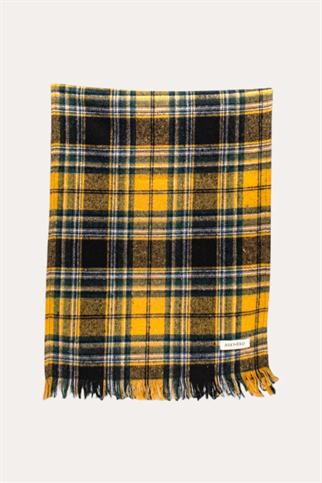 Asky&Erd AskyxHuman Golden Plaid Scarf