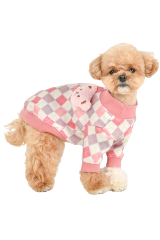 Pinkaholic New York Annika Köpek Kazağı Indian Pink  