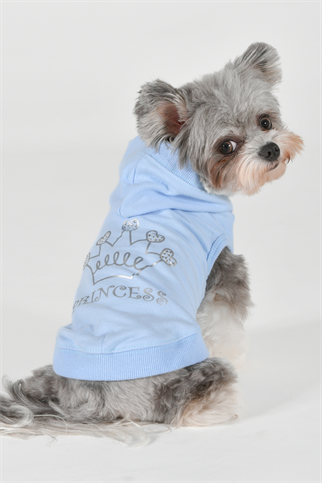 Pinkaholic New York Sabrina Kolsuz Kapüşonlu T-shirt Açık Mavi 