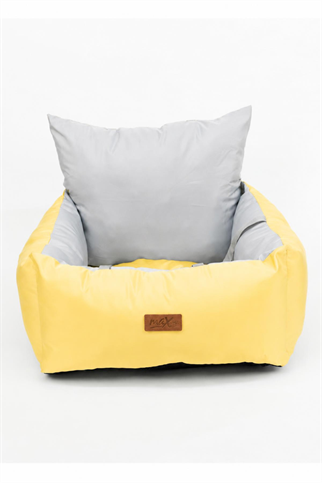 Max Design Maxie Comfort Köpek Araba Yatağı Sarı