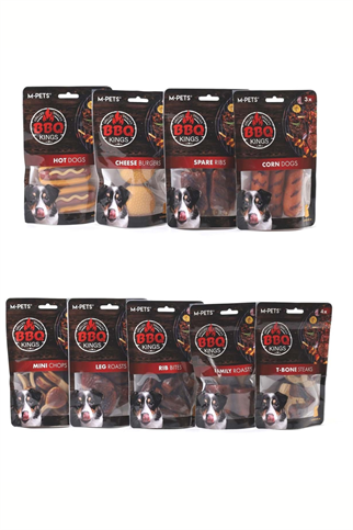 M-PETS BBQ KINGS CHEESE BURGERS CHICKEN ÖDÜL 130GR