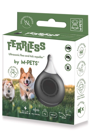 M-Pets Fearless Ultrasonic Pire ve Kene Kovucu Siyah