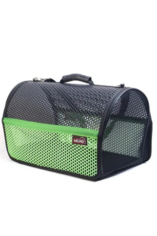 Migno Flybag Voyager Fileli Model Kedi Köpek Taşıma Çantaları - Yeşil-Siyah