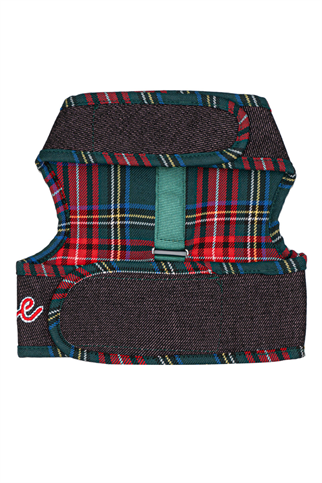 BonChicBonCoco Çift Taraflı Love Köpek Gezdirme Yeleği Kırmızı Yeşil 