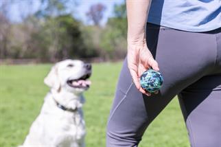 Hyper Pet Tenis Köpek Oyun Topu Blue Camo 4lü Paket (Orta Boy)