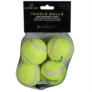 Hyper Pet Tenis Köpek Oyun Topu Yeşil 4lü Paket (Orta Boy)