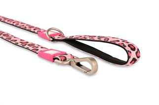 Max & Molly Leopard Pink Köpek Gezdirme Kayışı