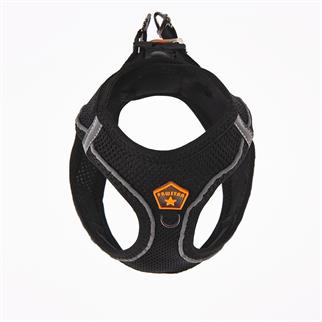 PawStar  Black - Siyah Airmesh Köpek Göğüs Tasması