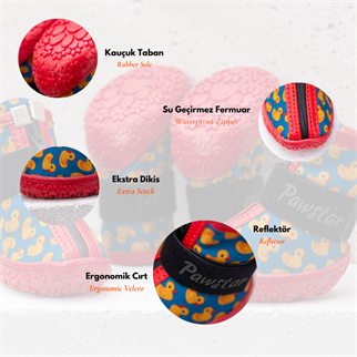 PawStar  Ducks Köpek Ayakkabısı