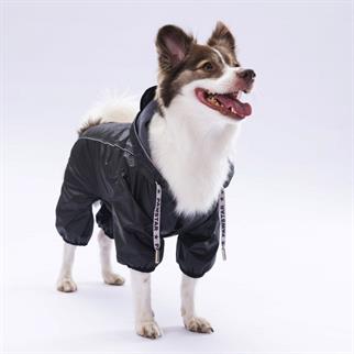PawStar  Siyah Muson Tulum Yağmurluk Küçük ve Orta Irk