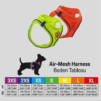 PawStar  Terracotta - Kiremit Airmesh Köpek Göğüs Tasması