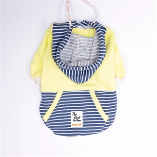 PawStar 226722 Yeşil Sera Stripe Hoodie