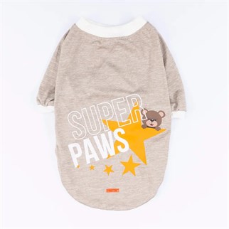 PawStar 24755 Bej Super Paws Büyük Irk Sweat