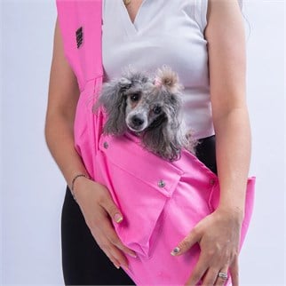 PawStar 25025 Pembe Gabardin Cross Body Çanta