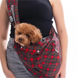 PawStar 25029 Red Elgin Paws Cross Body Bag