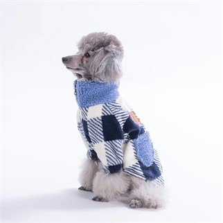 PawStar 25213-Lacivert Chicago Checks Ceket